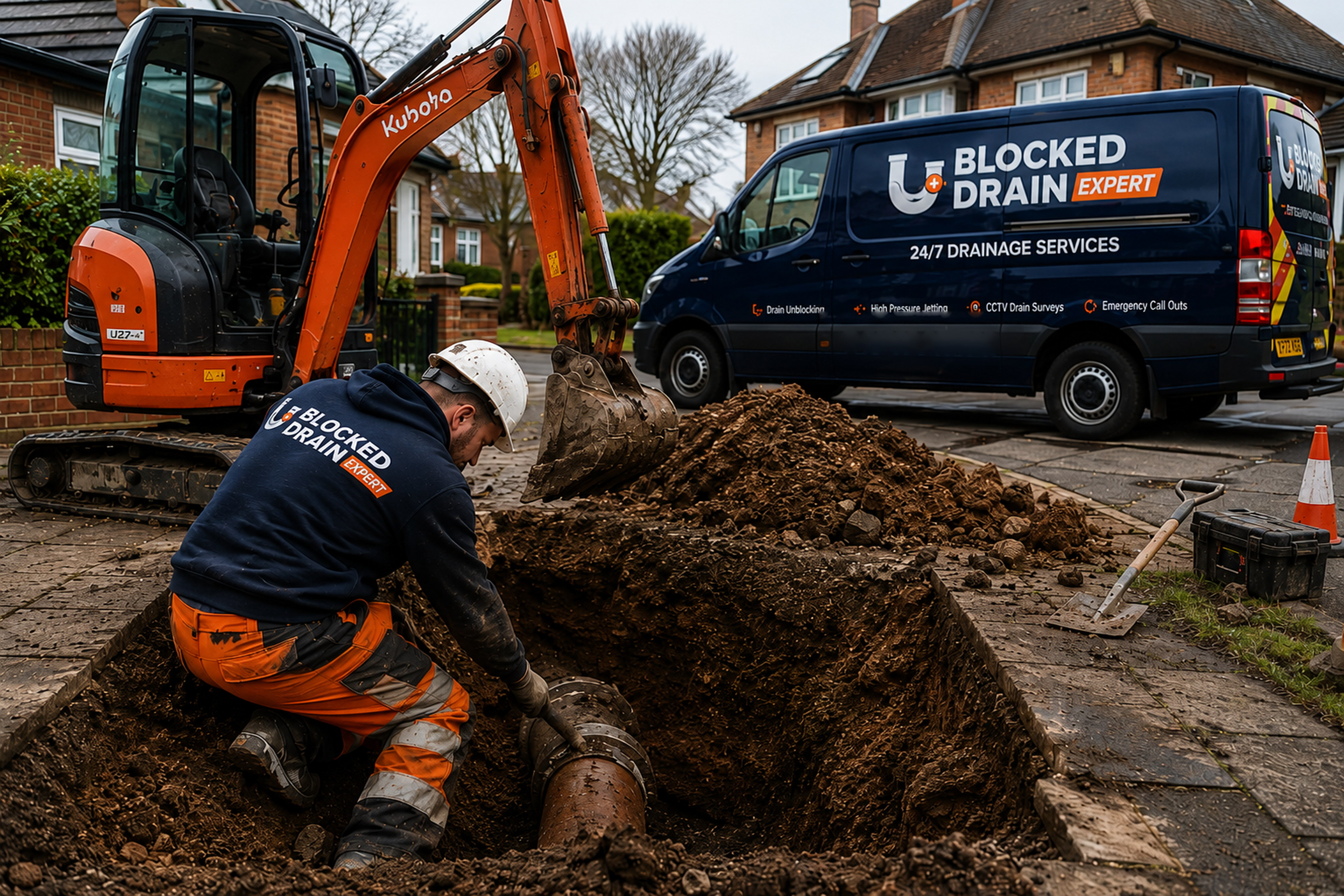 Blocked Drain Expert drainage repair and excavation work